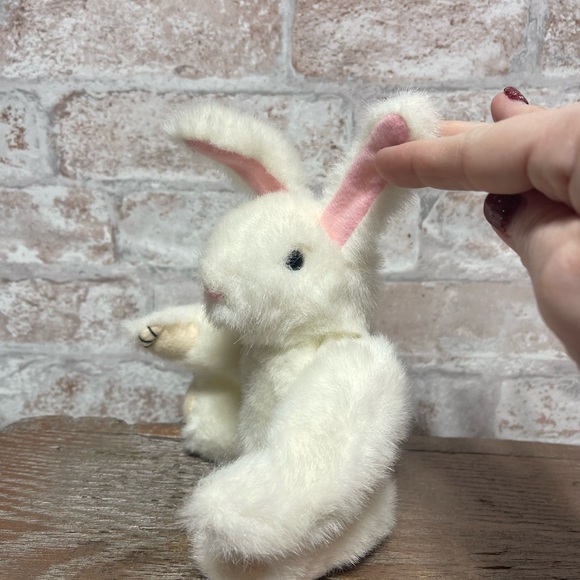 wangs | Toys | Wangs White Bunny Rabbit With Movable Limbs Plush Toy 8 ...